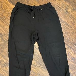 Black joggers
